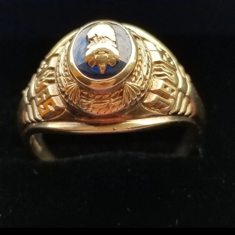 10k gold class ring.